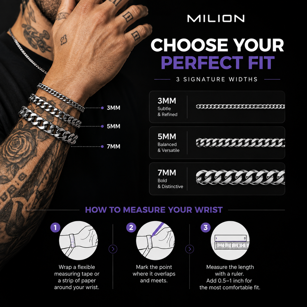 Milion LAST DAY SALE 40% OFF - Signature Cuban Link Bracelet
